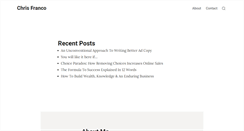 Desktop Screenshot of chris-franco.com